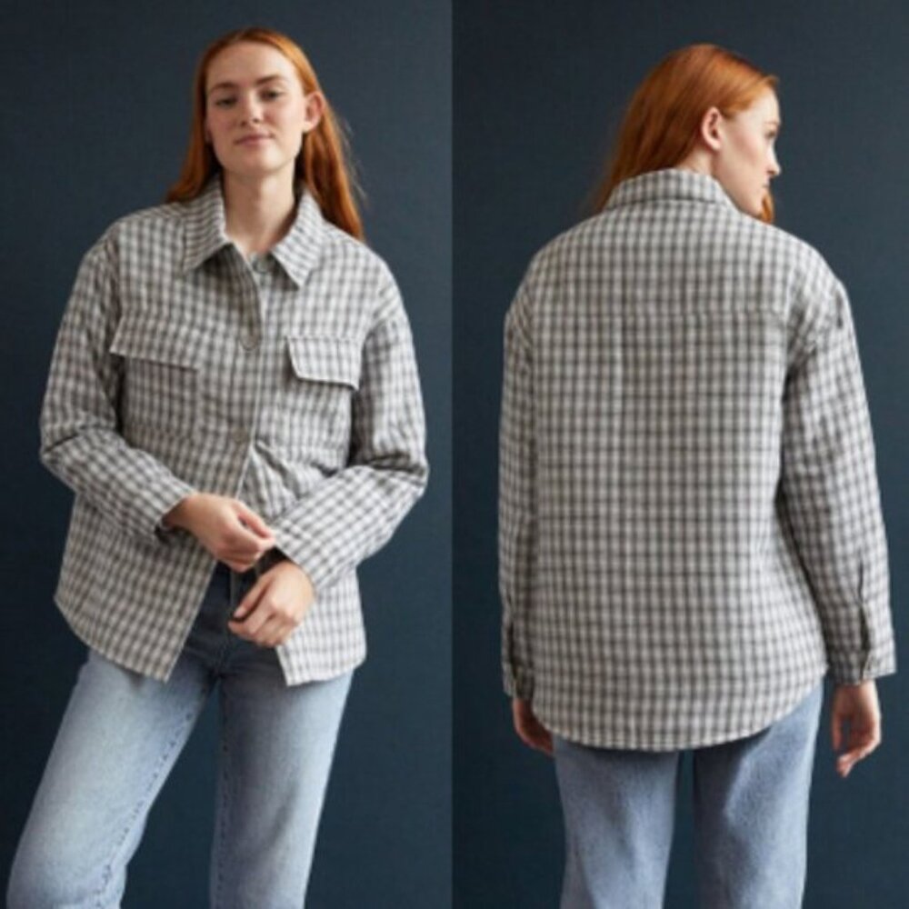 PacSun Quilted Plaid Shacket